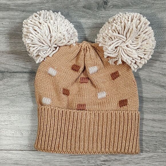New With Tag Gap Size XS/S(12-24 Months) Toddler Textured Pom Soft & Cozy Beanie - Picture 3 of 6
